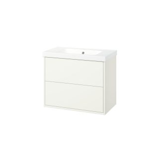 Lavabo Dolabı Kombinasyonu, Beyaz, 82x49x69 cm