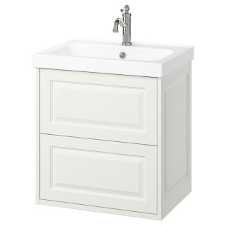 Lavabo Dolabı Kombinasyonu, Beyaz, 62x49x69 cm, Bataryalı