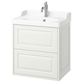 Lavabo Dolabı Kombinasyonu, Beyaz, 62x49x74 cm, Bataryalı