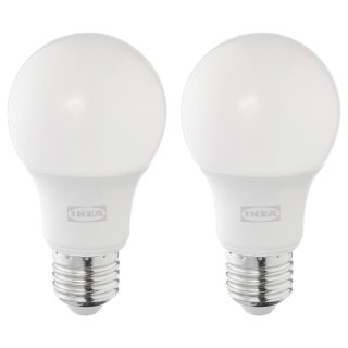 LED Ampul E27, Işık Rengi: Sıcak Beyaz (2700 Kelvin), 806 lm, 2 adet