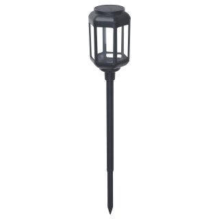 LED'li Güneş Enerjili Aydınlatma, Şeffaf Siyah, 41 cm