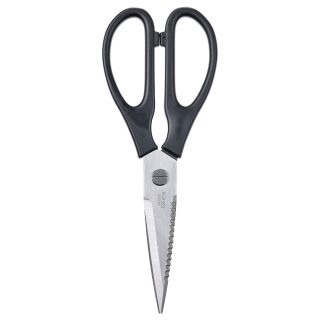 Mutfak Makası, Paslanmaz Çelik-Siyah, 22 cm