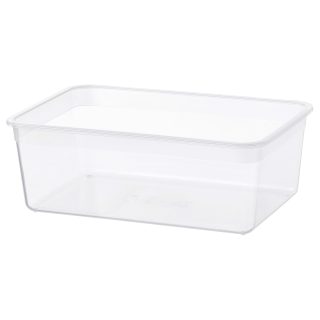 Plastik Saklama Kabı, 5,2 lt, Dikdörtgen