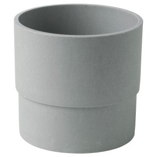 Plastik Saksı, Gri, 12 cm