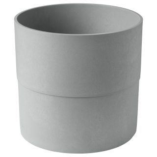 Plastik Saksı, Gri, 32 cm