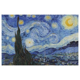 Resim, Çok Renkli, 118x78 cm, Yıldızlı Gece