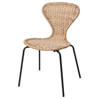 Sandalye, Rattan-Siyah