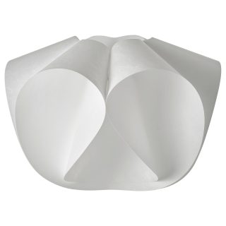 Sarkıt Lamba Abajur Başlığı, Beyaz, 50 cm