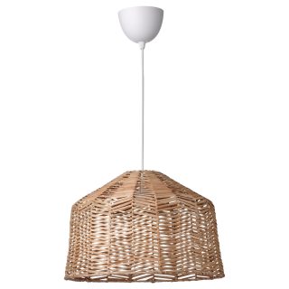 Sarkıt Lamba, Rattan-Beyaz, 45 cm