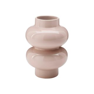 Seramik Vazo, Açık Pembe, 14 cm