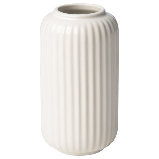 Seramik Saksı, Beyaz, 12 cm
