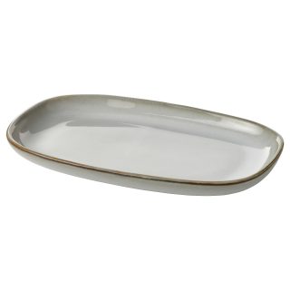 Kayık Tabak, Gri, 20x13 cm