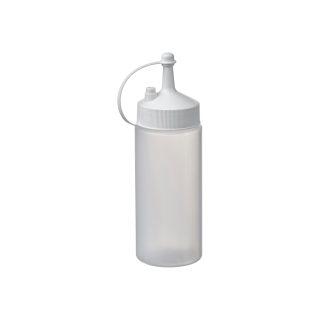 Sos Şişesi, Beyaz-Şeffaf, 200 ml