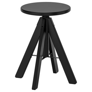 Tabure, Siyah, 44-55 cm