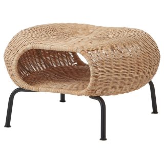 Tabure/Sehpa, Rattan-Antrasit