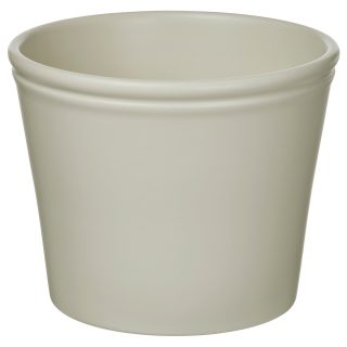 Toprak Saksı, Açık Gri-Bej, 15 cm