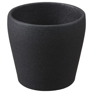 Toprak Saksı, Koyu Gri, 6 cm