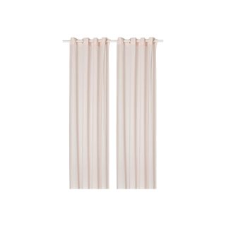 Tül Perde/2 Kanat, Uçuk Pembe, 145x300 cm, Şeffaf Kumaş, Polyester