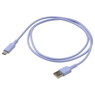 - USB Kablo, Lila, 1.0 m