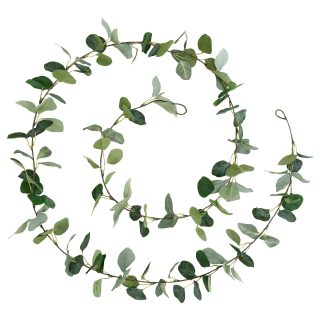 Yapay Çelenk, Yeşil, 3 m, Okaliptüs, İç-Dış Mekan