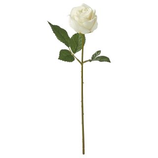 Yapay Çiçek, Beyaz, 40 cm, Yıldız Çiçeği, İç/Dış Mekan