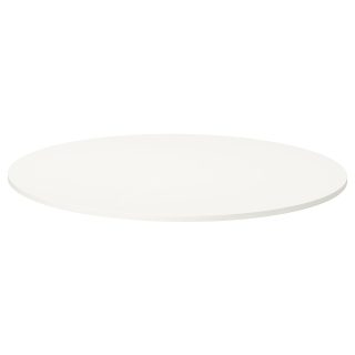 Yemek Masası Tablası, Beyaz, 107 cm