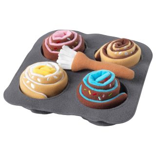 Yumuşak Oyuncak, Çok Renkli, 6 Parça, Çörek